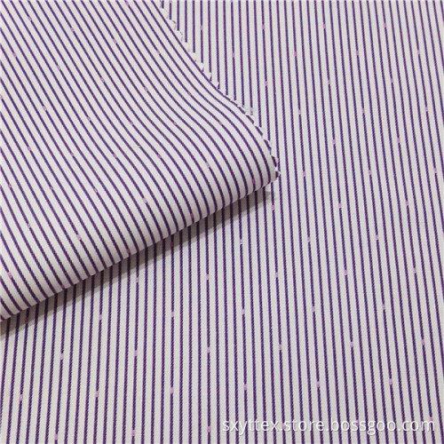 Tissu de chemise de dobby de ligne de style doux